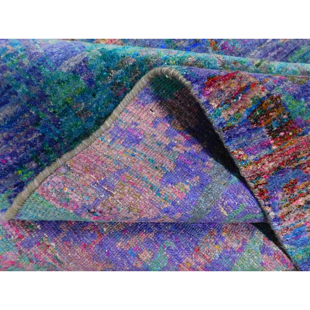 Hand Knotted Silk Rug. 8'x 10' For Sale - Image 18 of 18