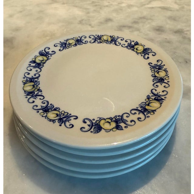 Late 20th Century Vintage Villeroy & Boch Cadiz Appetizer Plates - Set of 5 For Sale - Image 5 of 9