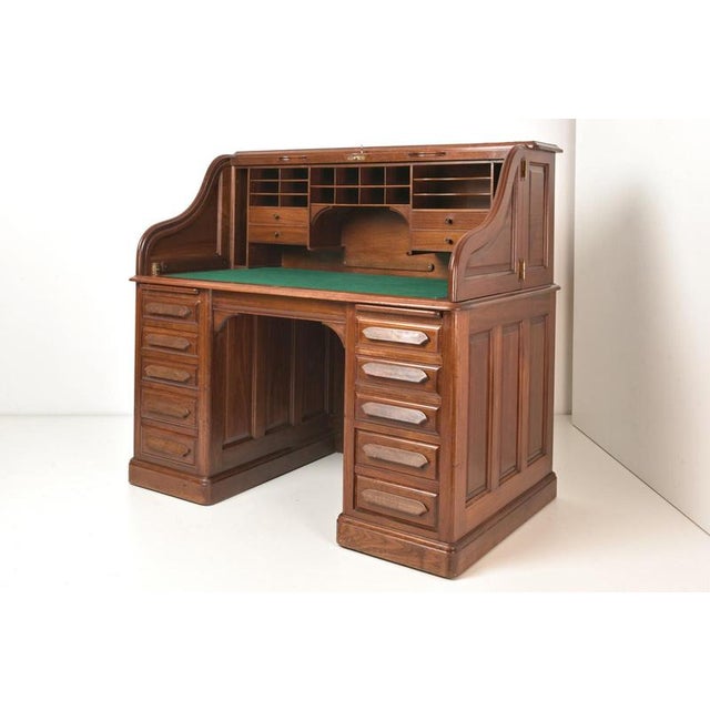Roll Top Desk, USA, 1910s For Sale - Image 5 of 18