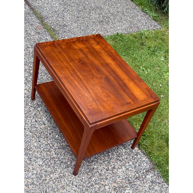 Mid-Century Modern Lane Rhythm Walnut End Table-Vintage 997 05 Lane Side Table-Solid Wood For Sale - Image 3 of 7