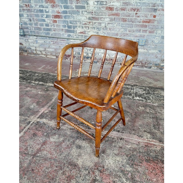 19th Century Primitive Capitan Chair For Sale - Image 11 of 11