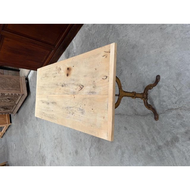 1920s Early 20th Century Bistro Table For Sale - Image 5 of 11