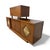 Mid-Century Modern Mid-Century Modern Walnut Tambour Door Sideboard & Bar Cabinet For Sale - Image 3 of 10