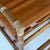 Brown Leather Campaign Chair + Ottoman by Eleanor Forbes for McGuire For Sale - Image 8 of 10