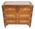 C. 1950s Anglo-Indian Small Campaign Style Rosewood Jewelry Chest With Brass Inlay For Sale