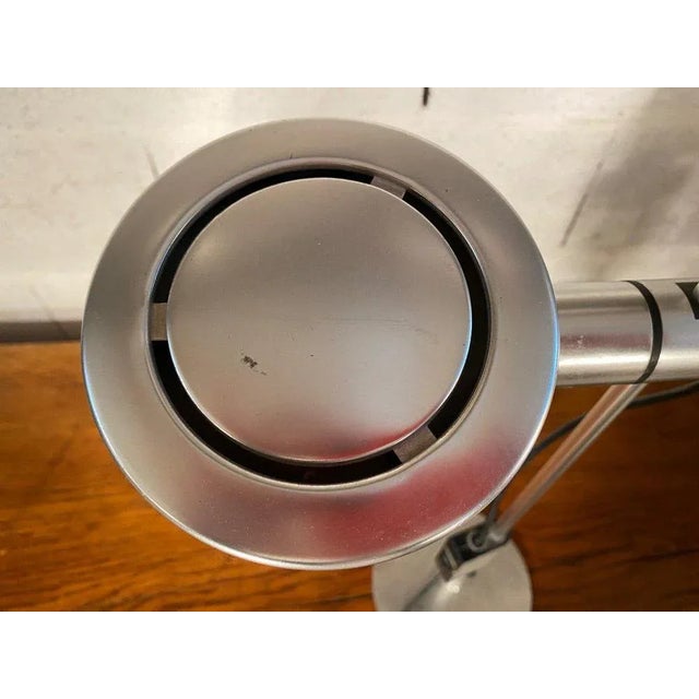 White Desk Lamp attributed to Peter Nelson & Ronald Home for Conelight For Sale - Image 8 of 13