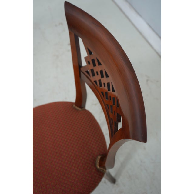 Set of 6 Italian Svevo Neoclassical Dining Room Chairs For Sale - Image 17 of 18