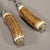Mid 20th Century Vintage Stag Horn Carving Set Solingen, Germany For Sale - Image 5 of 7
