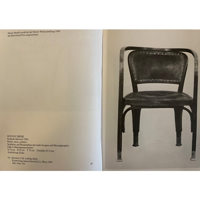 Art Nouveau Model No. 715 Living Room Set by Gustav Siegel for Jacob & Josef Kohn, Vienna 1905, Set of 3 For Sale - Image 5 of 18