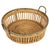 Mid-Century Round Bowl or Centerpiece in Rattan and Brass, Italy, 1970s For Sale - Image 12 of 12