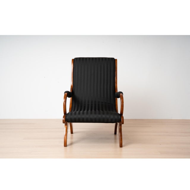 Antique German Biedermeier Cherrywood Chair, 1830s For Sale - Image 3 of 18