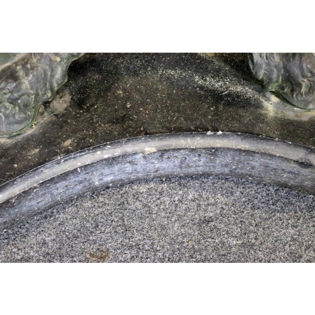 Outstanding Bronze Rams Head Monumental Planter With Removable Lid For Sale - Image 4 of 9