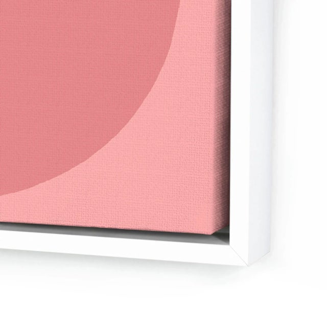 Stephanie Henderson Modern Warm Forevers by Stephanie Henderson in White Frame, Small Art Prints on Canvas, Set of 4 For Sale - Image 4 of 6