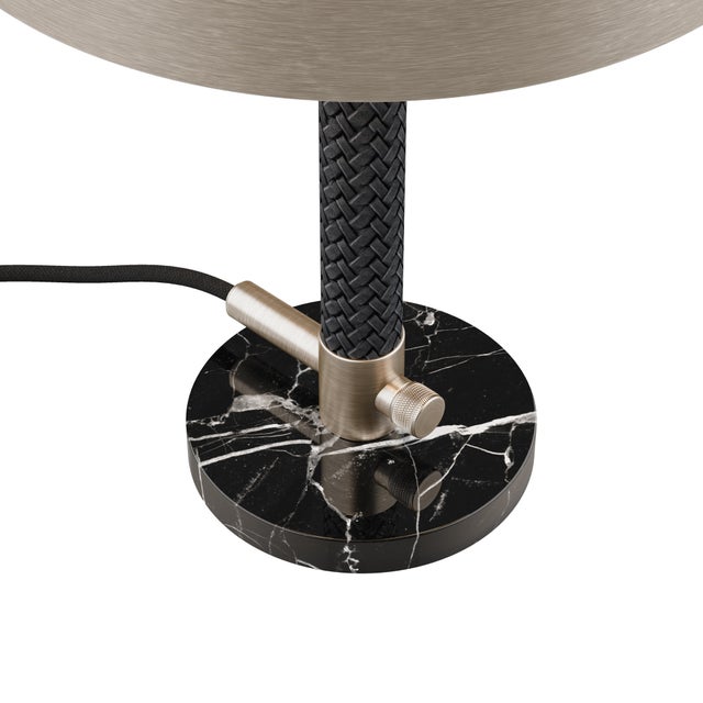 Black Chicago Table Lamp by Porus Studio For Sale - Image 8 of 9