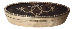 Antique English Sterling Silver Dresser Box