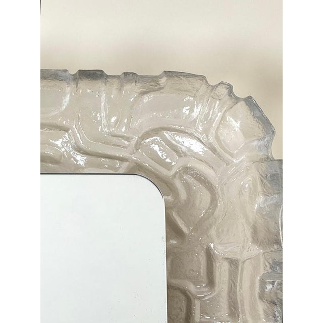 Large Six-Light Acrylic Wall Mirror from Erco, Germany, 1970s For Sale - Image 6 of 18