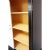 Wood 1970s Ebonized Armoire With Milk Glass Doors For Sale - Image 7 of 10