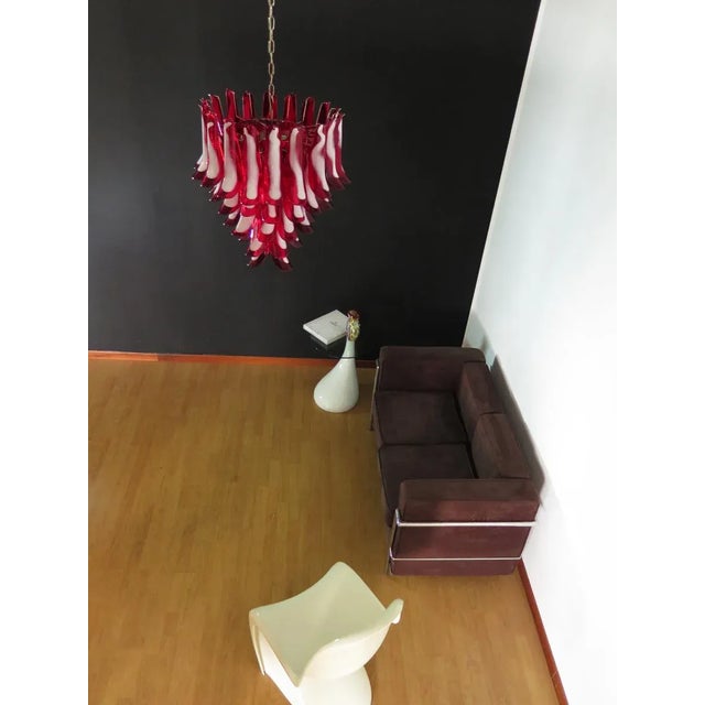 Vintage Italian Glass Chandelier from Mazzega, 1983 For Sale - Image 4 of 12