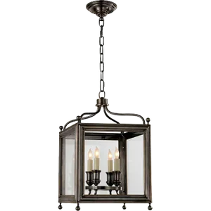 J. Randall Powers for Visual Comfort Signature Greggory Small Lantern in Bronze