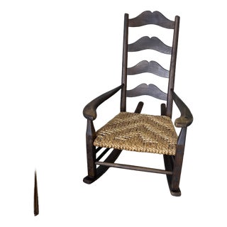 Antique French Rocking Chair, 1900s For Sale