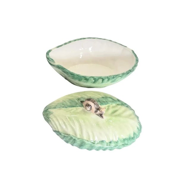 Mottahedeh Porcelain Lettuce Soup Tureen Rare Chairish