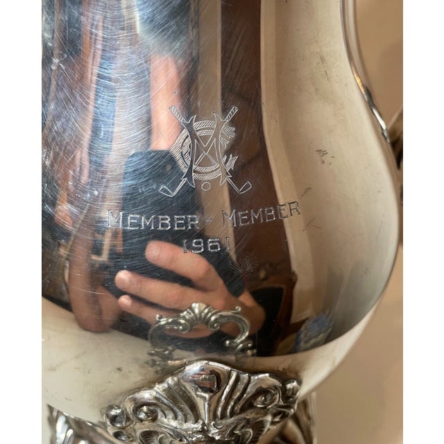 Up for sale is a nice quality original silverplated country club member samovar trophy made by Rogers in 1961. This lovely...
