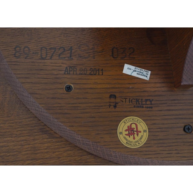 Stickley Mission Oak Arts & Crafts Bistro Table For Sale - Image 12 of 12