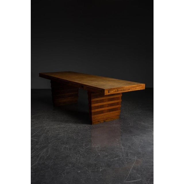 Architectural Dining Table by Plinio Marconi, 1950s For Sale - Image 9 of 13