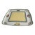 1950s Villeroy & Boch Serving 11.7"x 11.7" Platter "French Garden" Pattern Made in Germany For Sale