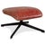 Set of Take a Line for a Walk 389 Lounge Chair and Ottoman in Red Leather by Alfredo Häberli for Moroso For Sale - Image 5 of 17
