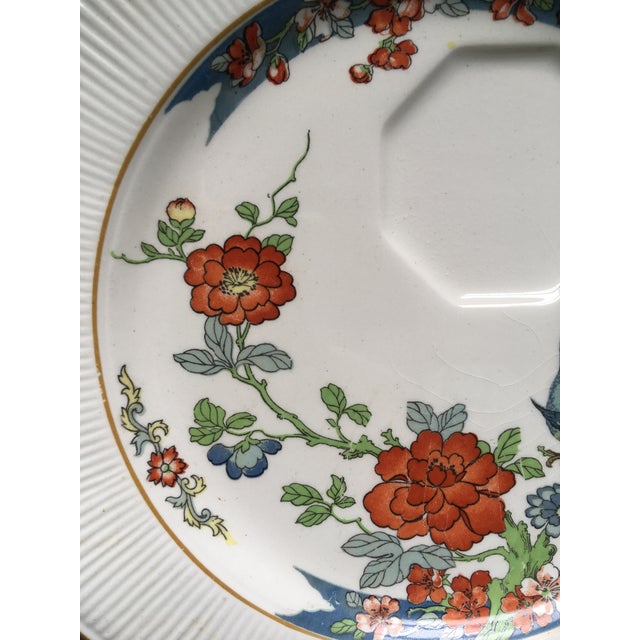 1910s 1910s Wood & Sons Snack Plates Pattern No. 1022- Set of 4 For Sale - Image 5 of 11