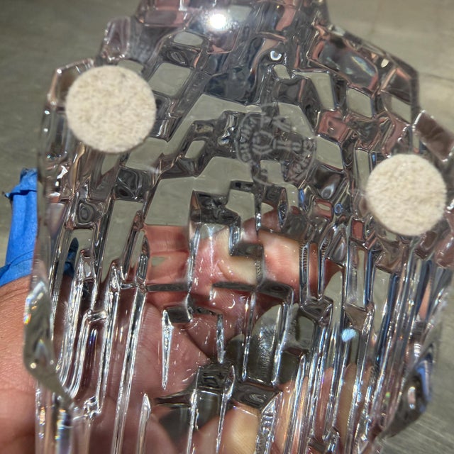 Paper Baccarat Clear Crystal Porcupine Hedgehog Figurine Paper Weight Post-Modern For Sale - Image 7 of 10