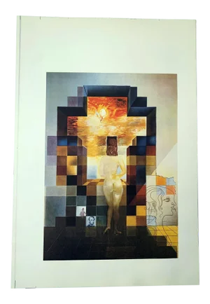 Salvador Dalí "Lincoln in Dalivision" Collotype-Continious Tone (No Dots) Lithographic Print