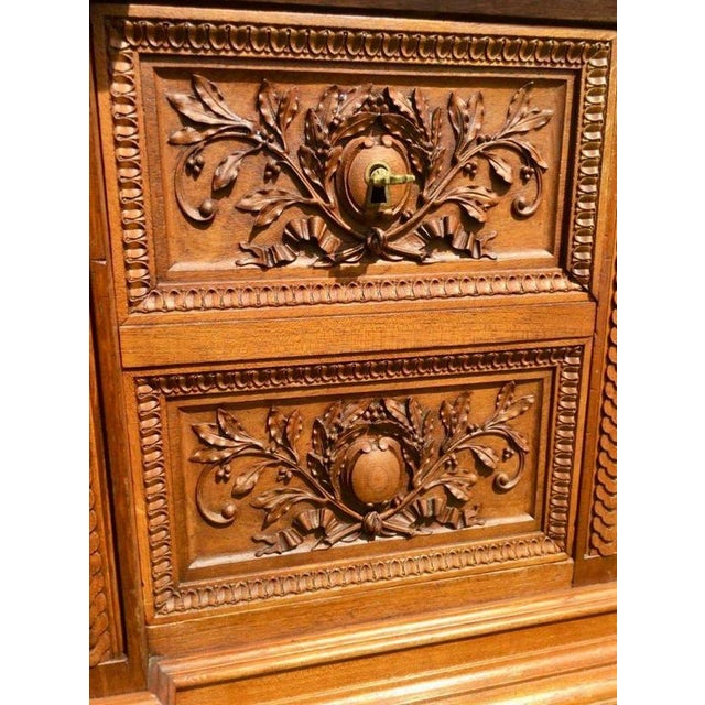 Louis XVI Style Walnut Cupboard For Sale - Image 10 of 12