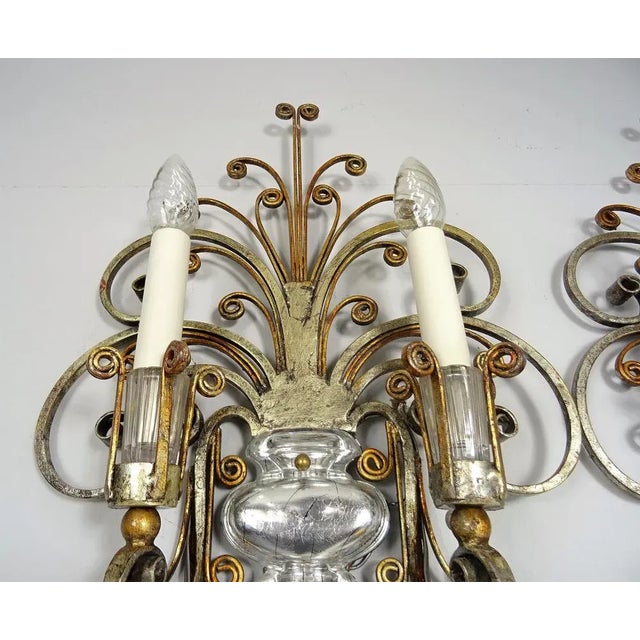 1950s Vintage Italian Wall Lights from Banci Firenze, 1950s, Set of 2 For Sale - Image 5 of 11