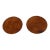 Contemporary Small Plates Custom Made From Cherry Wood and Book Matched - Set of 2 For Sale