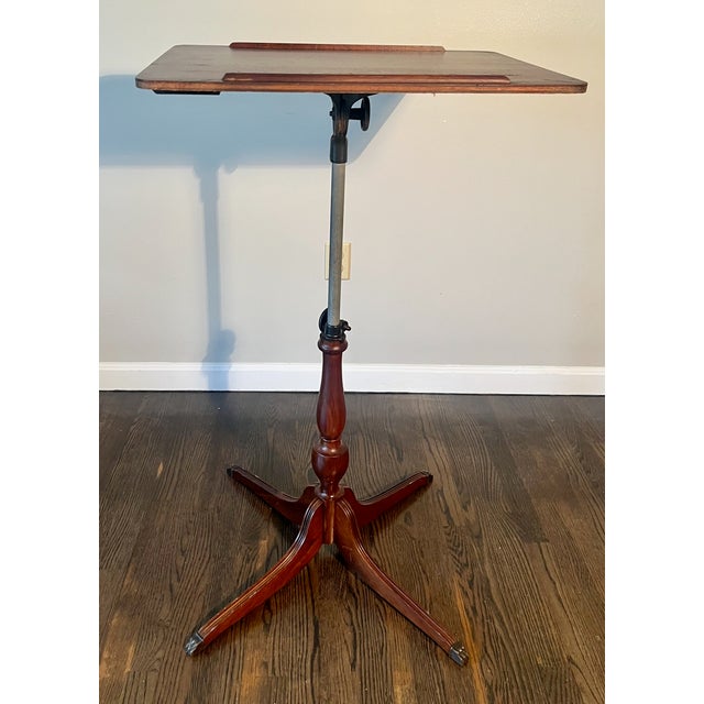 A wonderful, triple purpose stand. It can be used as a music stand, podium or dictionary stand. A Victorian era item with...
