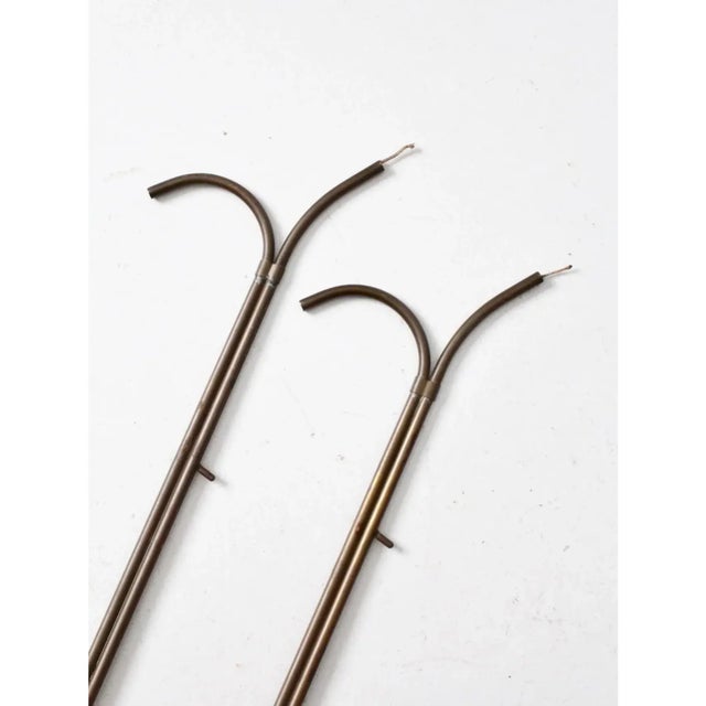 Copper Antique Copper Candle Lighters Pair For Sale - Image 8 of 9