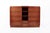 This lovely antique Art Deco mahogany sideboard cabinet or bar cabinet is circa 1940. The cabinet has an elegant profile...