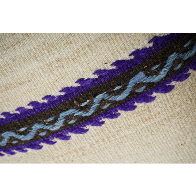 Mid-Century Modern Turkish Kilim Pillow - A Pair For Sale - Image 3 of 4