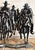 Riders on the Storm — Modern Cut Steel Western Cowboy Sculpture For Sale - Image 4 of 16