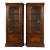 Davis Cabinet Co. French Regency Louis XVI Carved Cherry Wood Lighted Bookcases or Display Cabinets, Pair For Sale