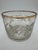 Vintage Cera Grapes Wine Chiller Ice Bucket Signed MCM Barware 4 7/8" Ice bucket. No scratches. Gold is not worn at all.