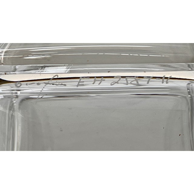 Vintage Orrefors Lead Crystal Monogrammed Decanter For Sale - Image 11 of 11