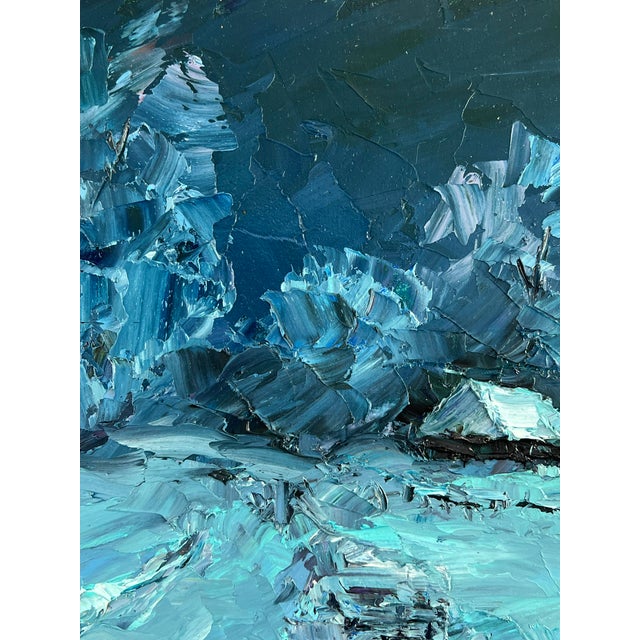 2020s Oil Painting Winter Night Serdyuk Boris Petrovich For Sale - Image 5 of 11