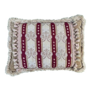 Vintage Needlepoint Pillow For Sale