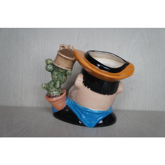 1990s 1990s English Royal Doulton Desperate Dan Beano Dandy Cactus Toby Character Jug For Sale - Image 5 of 14