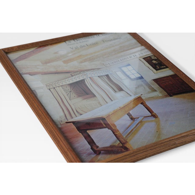 1980s Framed French Museum Poster La Devinière Rabelais Birthplace For Sale - Image 4 of 10