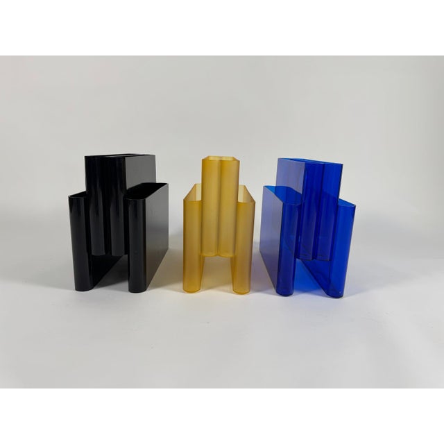 Black Magazine Rack by Giotto Stoppino for Kartell, 1970s For Sale - Image 6 of 6