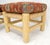 Pair of Heavy Thick Solid Chestnut Legs Rope Seats Benches Stools Mint! For Sale - Image 10 of 12
